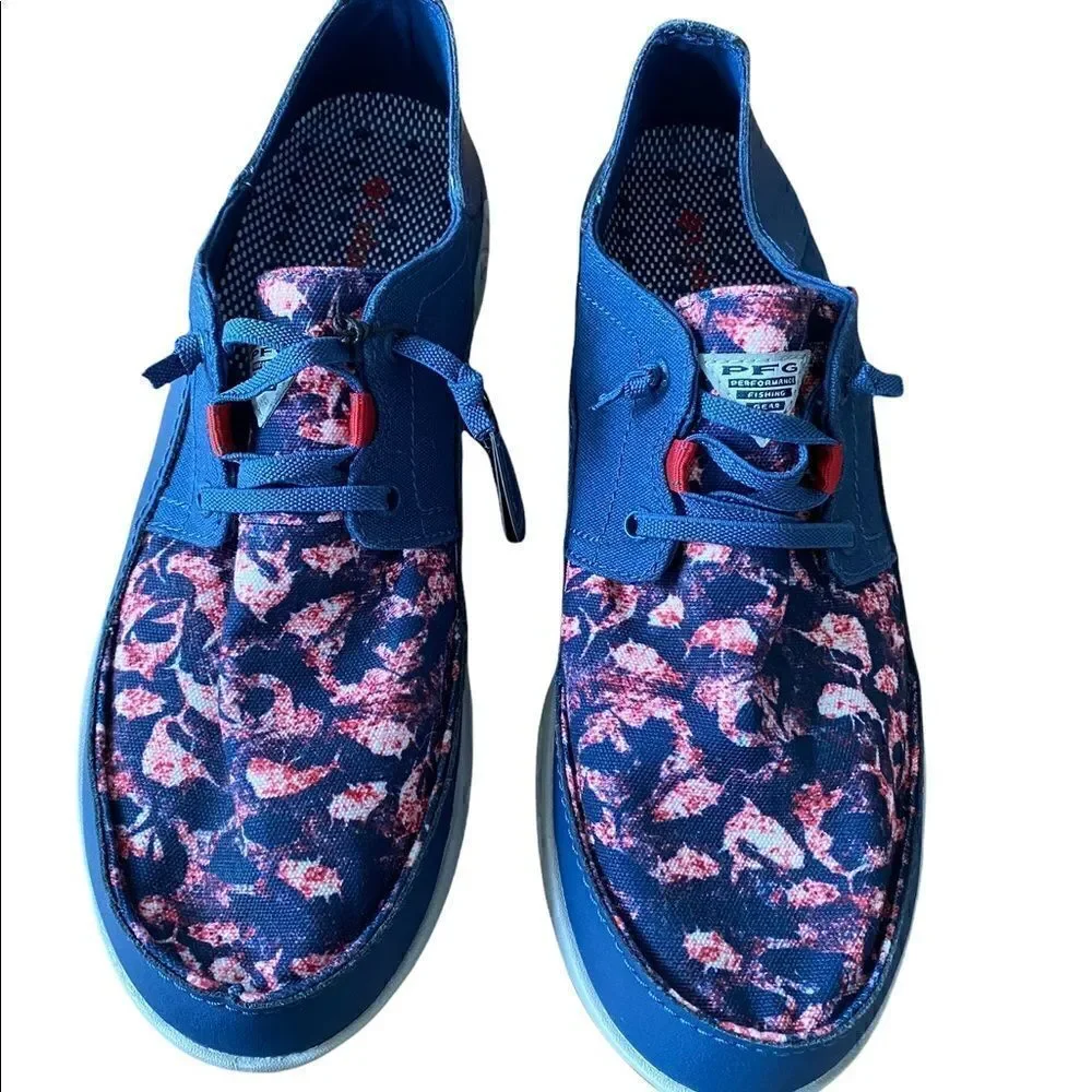 Columbia | Men's PFG Bahama Vent Loco Relaxed Fishing Shoes Blue Fish | 11 NWT